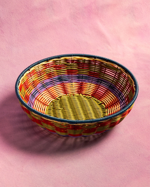 Maegen - Woven Bowl - Green/Red