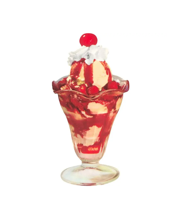 Found Image Press - Vanilla Ice Cream Sundae Postcard