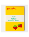Bromstad Printing Co. - Risograph Small Notepad - Remember Strawberry