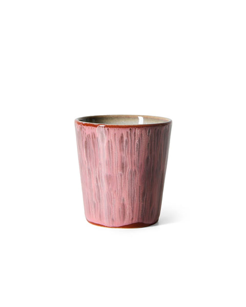 HK Living 70s Ceramics - Coffee Mug - Rhubarb