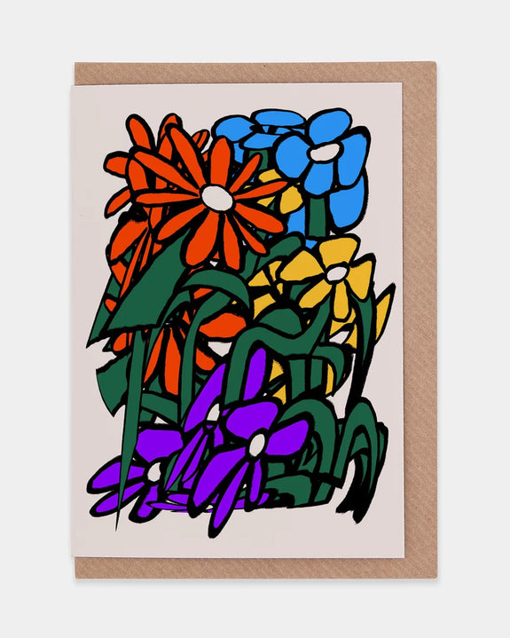 Evermade - Rise & Fall Flower Field 1 Greetings Card