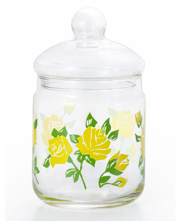 Aderia - Retro Glass Storage Jar Large - Masquerade