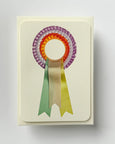 Canonbury Press - Pastel & Orange Rosette Greeting Card