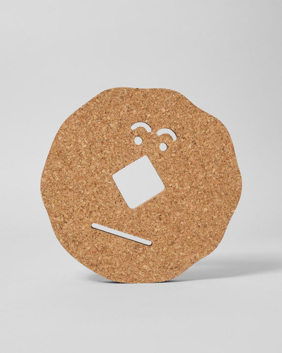 Wrap - Cork Trivet - Round Face