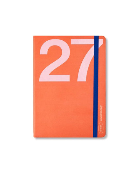 Any Day Now - 2027 - Weekly Achiever Diary - A5 - Red & Pink