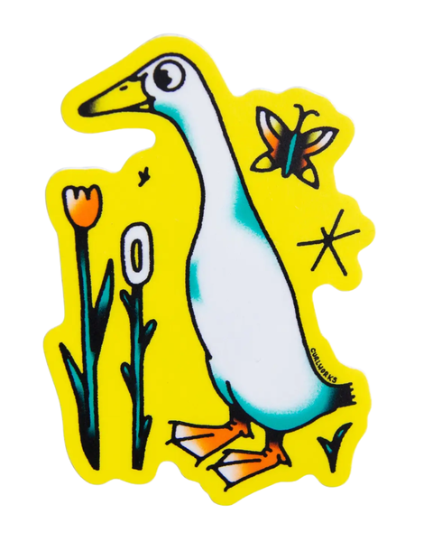 Curlworks - Runner Duck Sticker