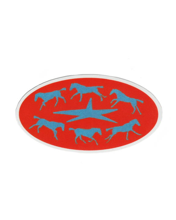 Rags AF - Running Horses! Sticker