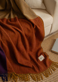TBCo - Recycled Wool Blanket - Rust Block