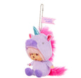 Monchhichi x 475 Harajuku Shinako Limited Unicorn Mascot Keychain