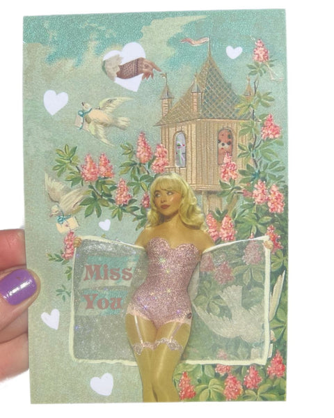 Astral Weekend - Postcard Brina Carrier Pigeons