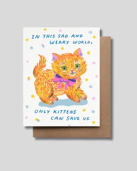 Hammerpress - Saved By The Kitten Card