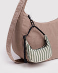Baggu - Crescent Bag Charm - Sage Stripe