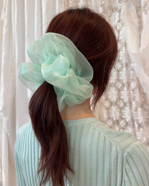Room Shop - Giant Cloud Scrunchie -  Sage Green