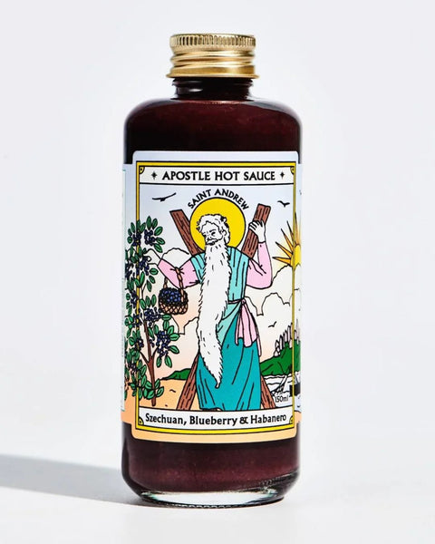 Apostle Hot Sauce - Saint Andrew - Szechuan, Blueberry & Habanero 150ml