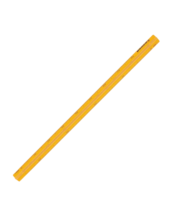 Penco - Drafting Scale - Ruler - Yellow