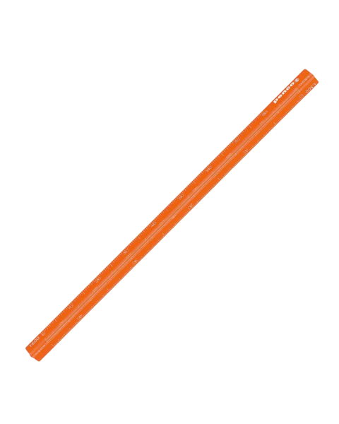 Penco - Drafting Scale - Ruler - Orange