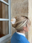 Solar Eclipse - Scallop Seashell Claw Clip - Golden Sand