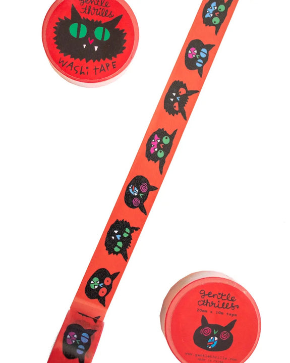 Gentle Thrills - Scaredy Cats Washi tape