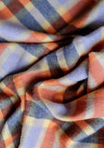 TBCo - Lambswool Oversized Scarf in Lilac Multi Check