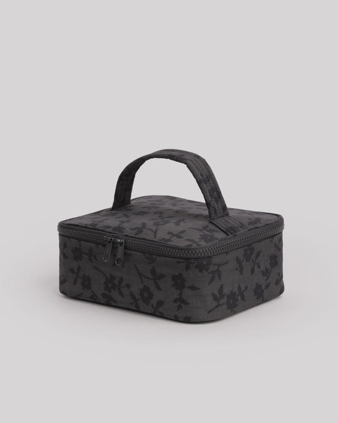 Baggu - Small Cosmetic Case - Charcoal Ditsy Floral