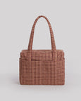 Baggu - Small Cloud Carry On - Tan Houndstooth