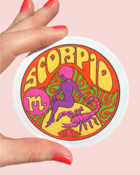 Astral Weekend - Zodiac Sticker - Scorpio