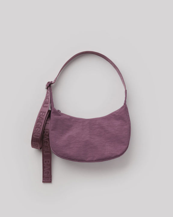 Baggu - Small Nylon Crescent Bag - Wild Plum
