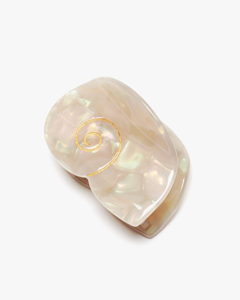Winona Irene - Hair Claw - Siren Sea Shell Opal