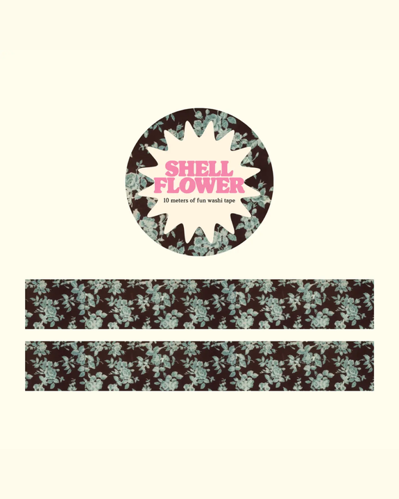 Shellflower - Floral Washi Tape