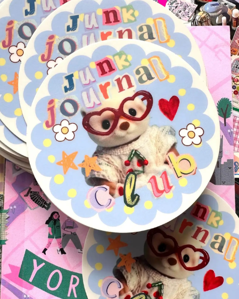 Shellflower - Junk Journal Club Vinyl Sticker