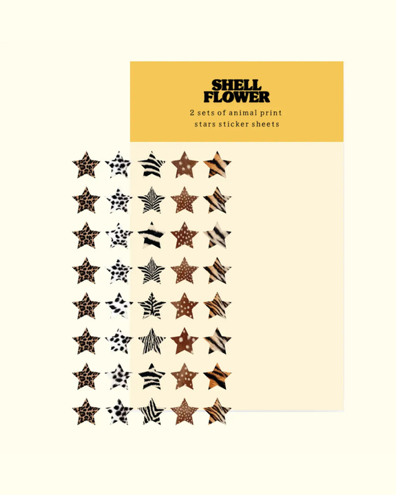 Shellflower - Animal Stars Sticker Sheets