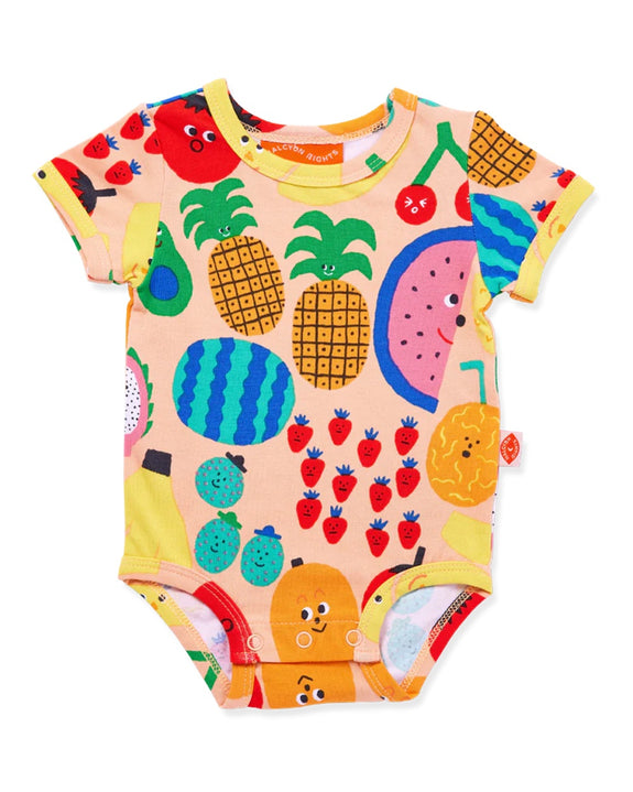 Halcyon Nights - Short Sleeve Bodysuit - Tropicana