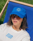 Tarta Gelatina - Silly Flower Cap - Cobalt Blue
