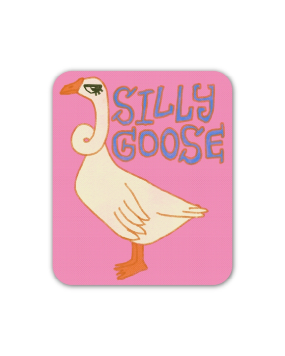 Rags AF - Silly Goose! Pink Sticker