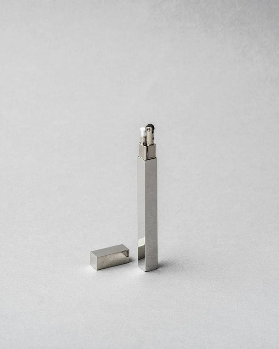 Tsubota Pearl - Queue Silver Petrol Lighter