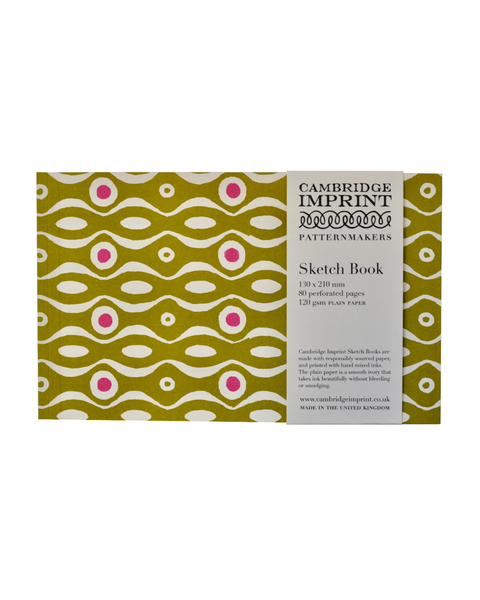 Cambridge Imprint - Softback Sketchbook - Olive and Pink