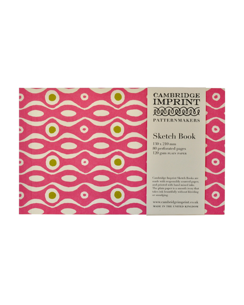 Cambridge Imprint - Softback Sketchbook - Pink and Lettuce