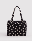 Baggu - Small Cloud Carry On - Black and Cream Polka Dot - *PRE-ORDER FOR SHIPPING AFTER MONDAY OCTOBER 12TH*