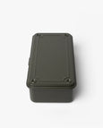 Toyo - Trunk Shape Steel Stackable Toolbox T-190 - Military Green