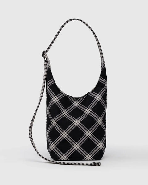 Baggu - Small Nylon Sling - Mixed Plaid