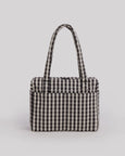 Baggu - Small Cloud Carry On - Black and Cream Gingham