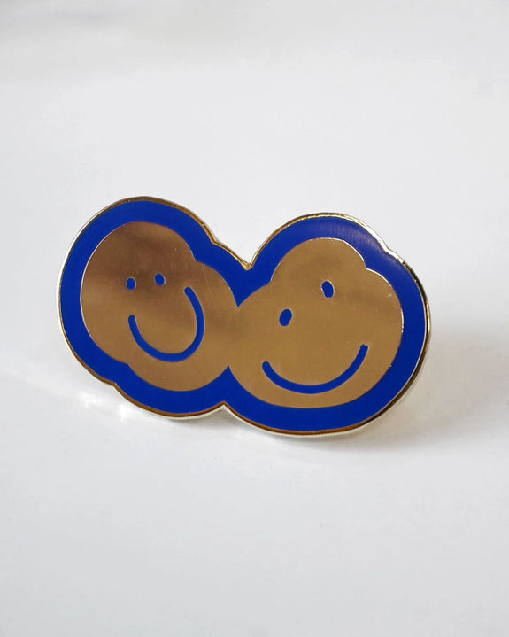 Natali Koromoto - "Speckled Smileys" Enamel Pin