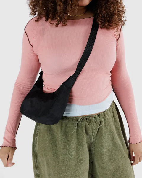 Baggu - Small Nylon Crescent Bag - Black – Pinky's Melbourne