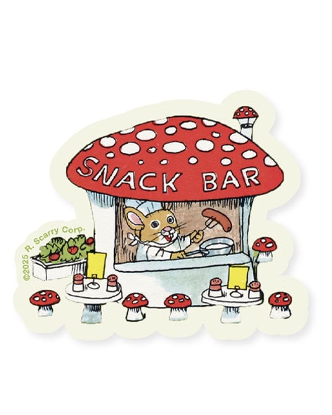 Three Potato Four X Richard Scarry® - Snack Bar Sticker