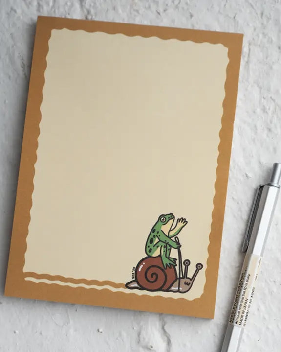 Stay Home Club - Snail Ride Notepad