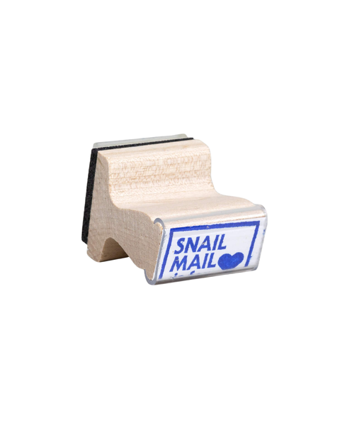 The Portland Stamp Company - Rubber Stamp - Snail Mail is for Lovers
