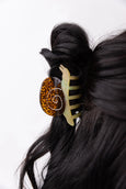 Winona Irene - Hair Claw - Garden Snail in Yellow and Amber