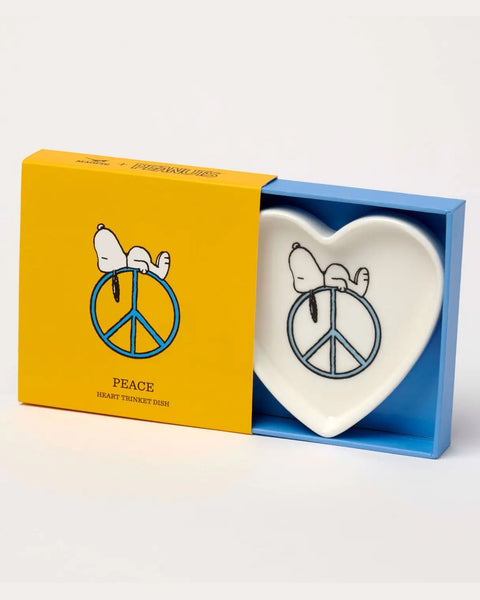 Peanuts -Snoopy Heart Trinket Dish - Peace