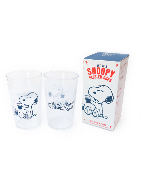 Three Potato Four X Peanuts® - Snoopy "Cheers!" Pebbled Cup