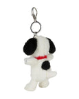 Bon Ton Toys - Lucky Snoopy Fuzzy Keychain Cream